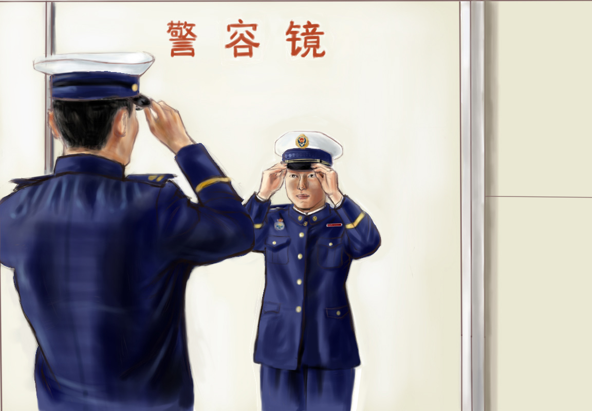 《消防指战员形象展示绘画集》