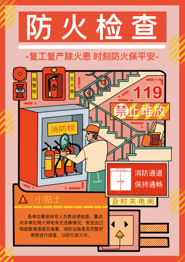 《消防小贴士》系列图文作品